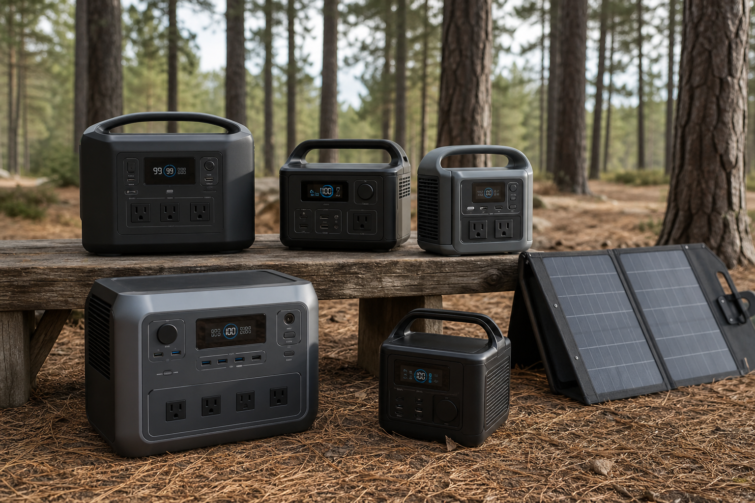 Estaciones de energía portátiles para acampada