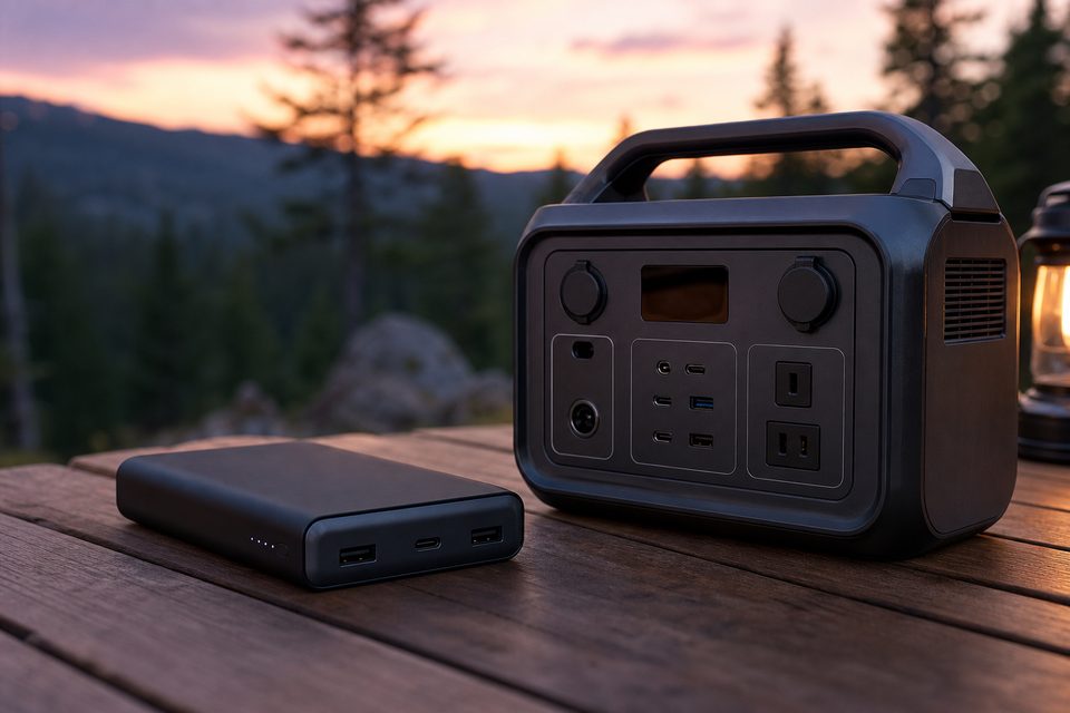 Power bank o estación de energía: qué necesitas en camping