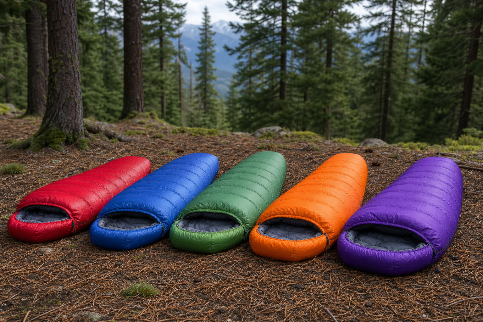 Top 5 sacos de dormir para camping 2026